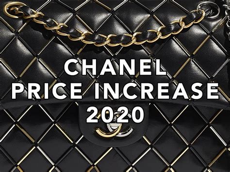 chanel increase price 2020|average Chanel bag price.